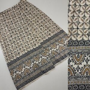 Vintage Liz Claiborne 1X | Silk Boho Wrap Maxi Skirt Earth Tones Geo Print